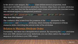 Fixing XmlAttribute Order Issues in .NET Class Serialization