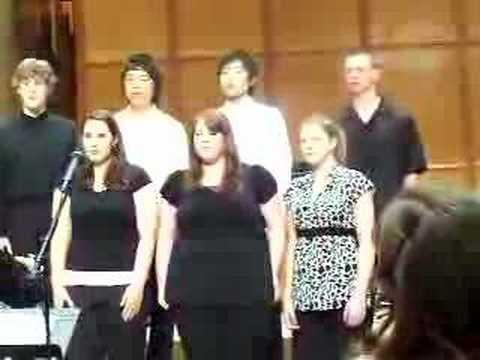 Rainier Christian High School Choir performing at the Sp