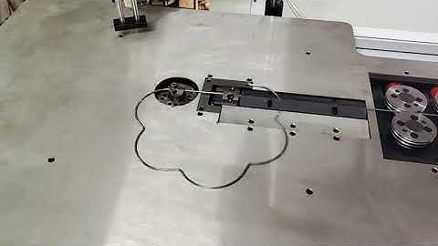 low cost CNC 2D wire forming machine industrial machines#wirebender #wirebendingmachine #wirebending