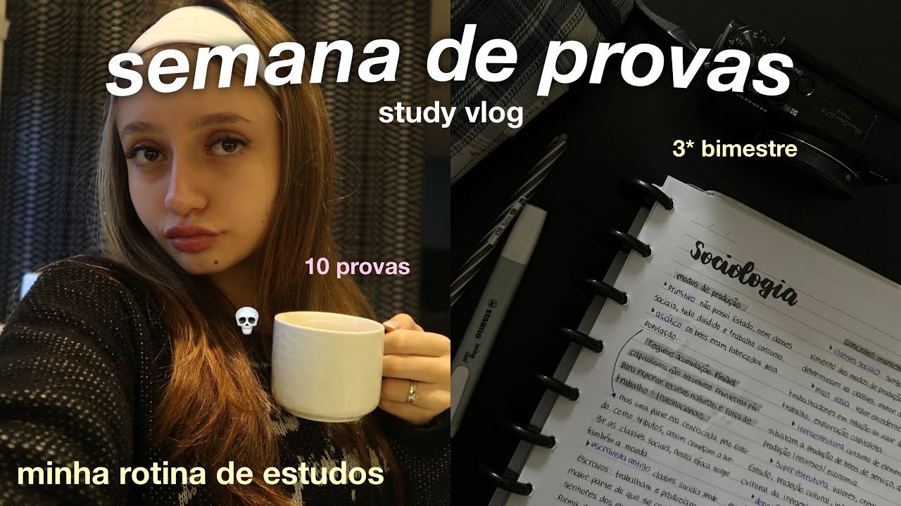 minha semana de provas | study vlog