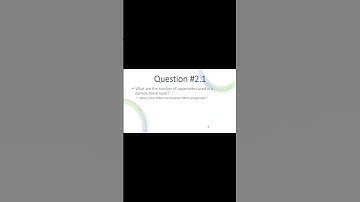 Machine Learning Interview Questions #2 -   Short2