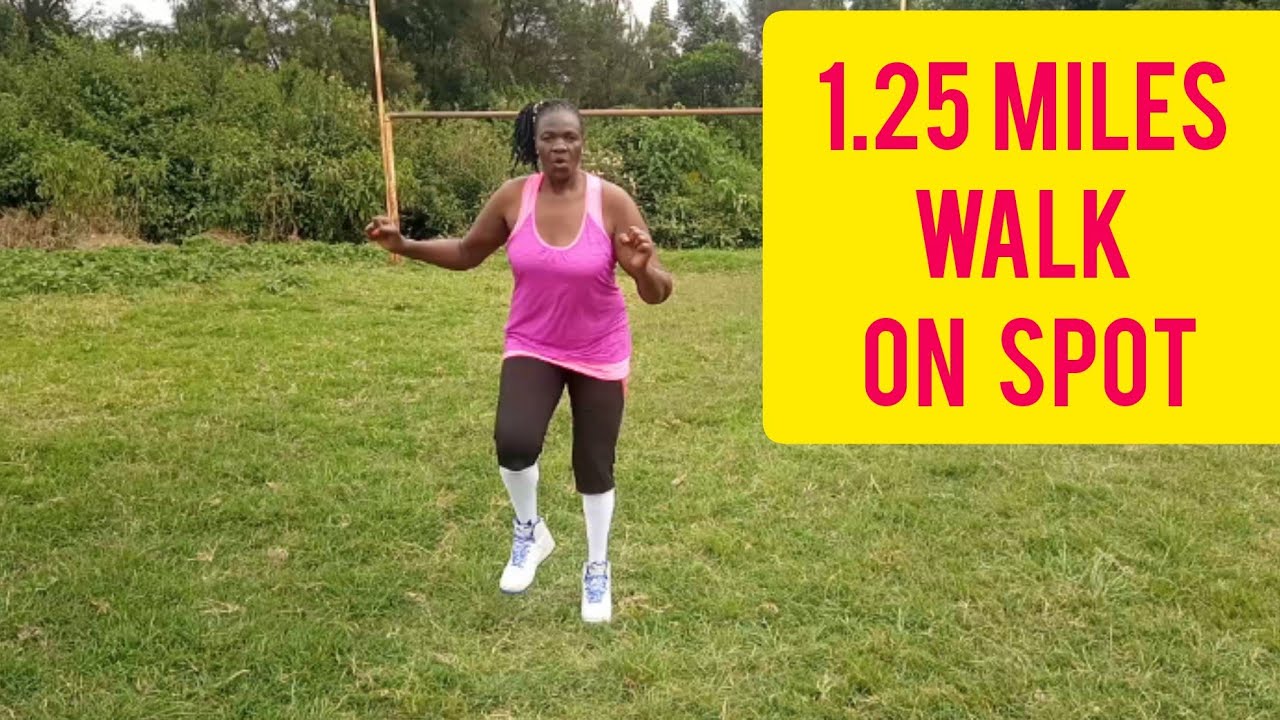15 MINUTES WALK | 1.25 MILES WALK ON SPOT - YouTube