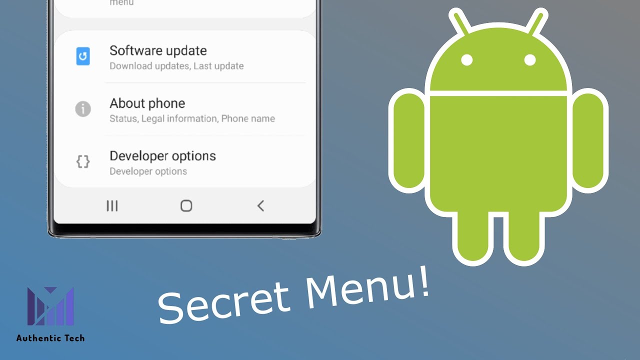 Androids Hidden Menu - Developer Options and How to Use Them | Authentic Tech