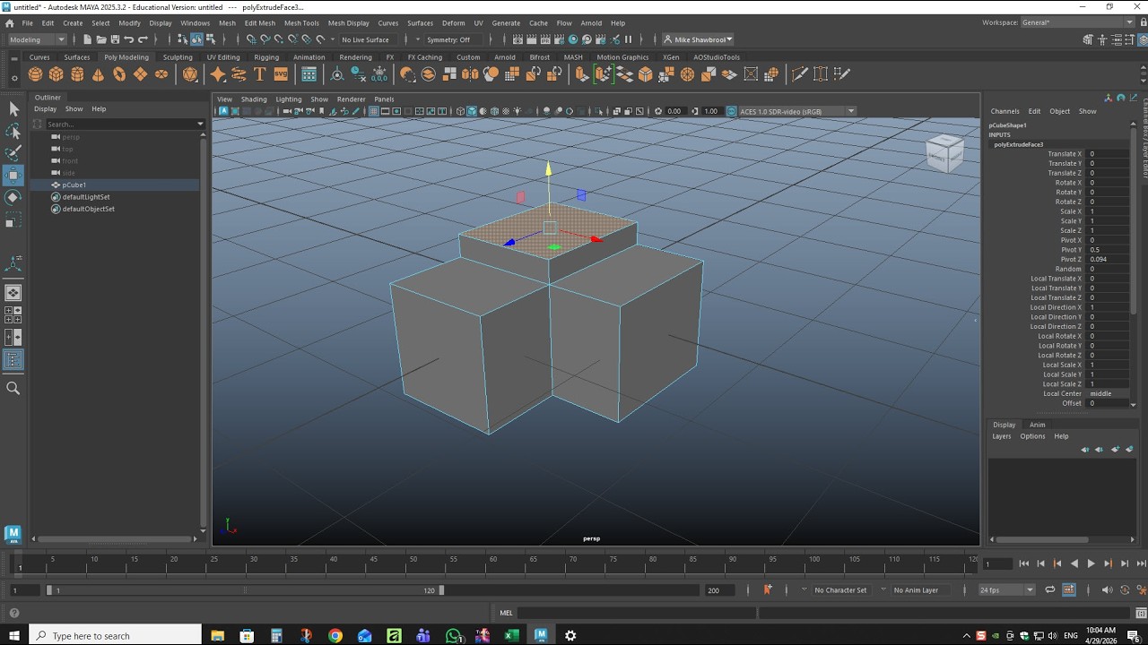 Neat little trick in Maya to speed up your workflow - YouTube