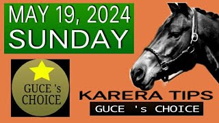 MMTCI KARERA TIPS & ANALYSIS by @guceschoice MAY 19, 2024 SUNDAY , 1ST LEG TRIPLE CROWN STAKES