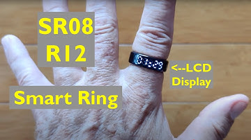 R12+SR08+SR09 Smart Rings with LCD Display Screen,Touch control,Health,Sports,More: Unbox & 1st Look