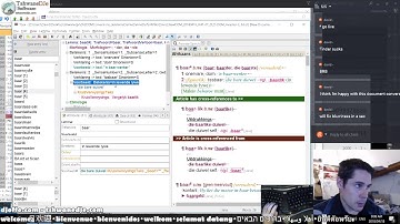 Live #programming - TshwaneDJe TLex DOM conversion Afrikaans dictionary Apr 2018