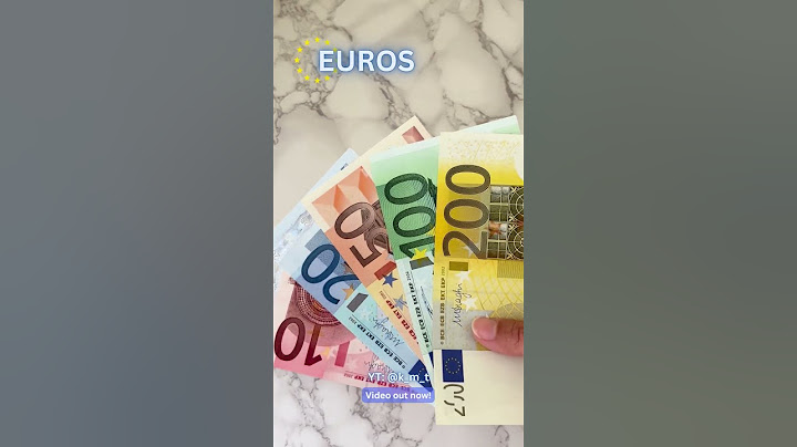 EUROS BANKNOTES!