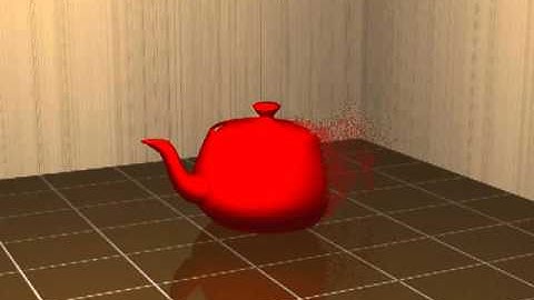 Tea Pot change into sand