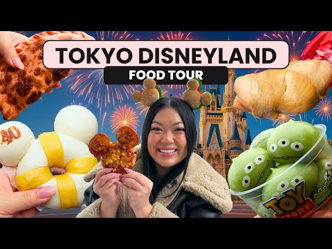 TOKYO DISNEYLAND FOOD TOUR 😍🍗
