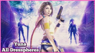 Final Fantasy X-2: HD Remaster | Yuna: ALL Dresspheres Transformations | PS5
