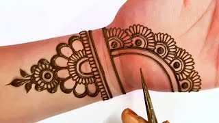 Easy Latest Beautiful Mehndi Design for Front hand | Stylish Simple Mehandi design