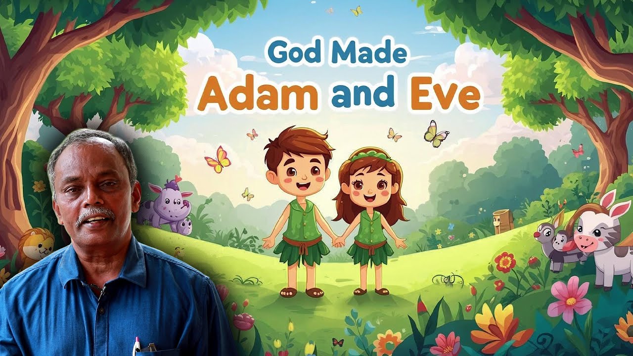 God Made Adam and Eve | Epi 2 | Kids Bible Kingdom | Bro. S. Mesiadhas