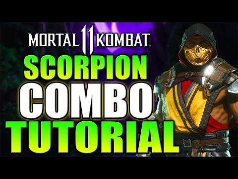 Mortal Kombat 11 Scorpion Combo Tutorial - Scorpion Krushing Blow Combo Guide Daryus P