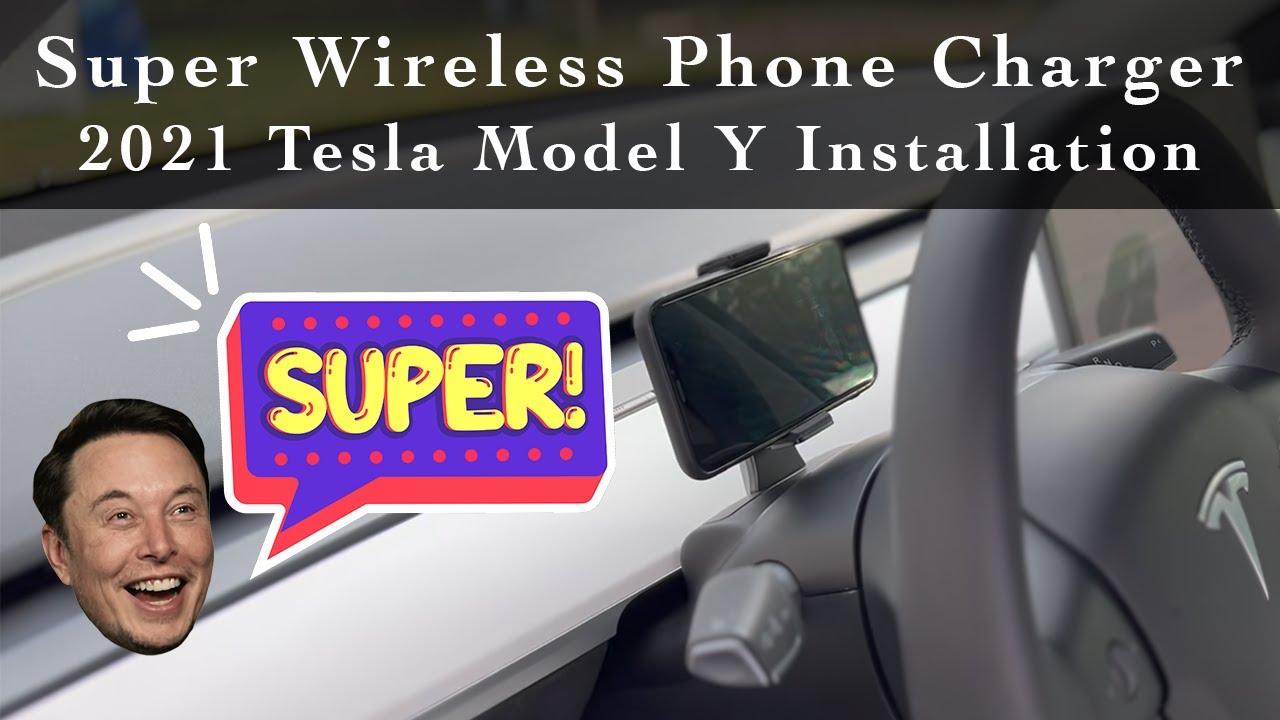 KIKIMO 2021 Tesla Model 3 Model Y Phone Holder, Tesla Model 3