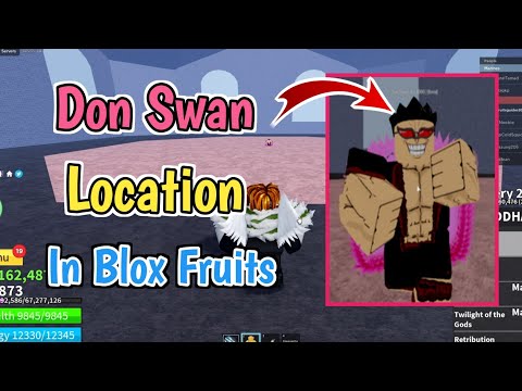 DERROTEI O DOM SWAN - Roblox Blox Fruits 