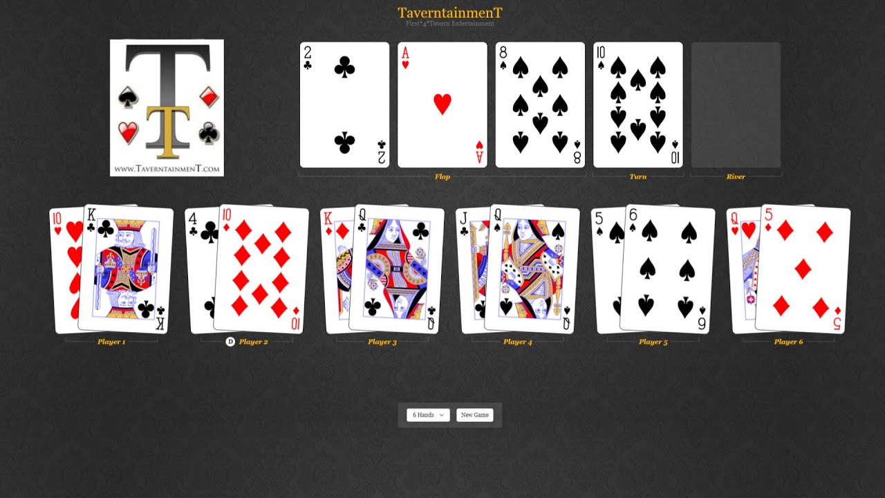 6 handed poker! Which poker hand will win? (1.6.25.RIVER)