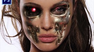 Adobe Photoshop Cs5 Terminator face screenshot 1
