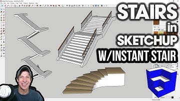 EASY STAIRS in SketchUp with Instant Stair