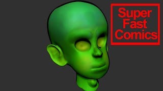 Zbrush 2018.1 Creating A Super Fast Comic Book Look