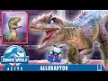 NEWLY BUFFED ALLORAPTOR (JURASSIC WORLD ALIVE)