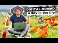 A day in the life of a digital nomad (NOT WHAT YOU THINK) | Unconventional digital nomad lifestyle