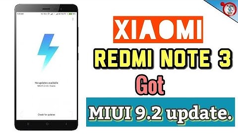 Redmi Note 3 Got MIUI 9.2