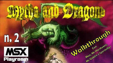 Miths and Dragons MSX turbo R walkthrough 2