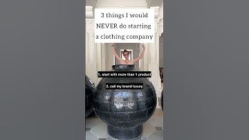 🛑3 Big Mistakes When 🚫Starting a Clothing Line #howtostartaclothingbrand #fashionstartup #shorts