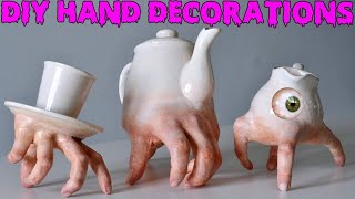 DIY Realistic Teapots with fingers Decorations! Inspired by the Addams family & Ronit Baranga by Midnight Crafts 198,805 views 5 years ago 4 minutes, 1 second