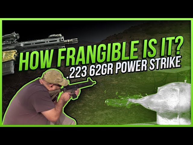 How Frangible Is It? .223 62gr Power Strike