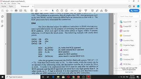 BCD AND ASCII OPERANDS AND INSTRUCTIONS
