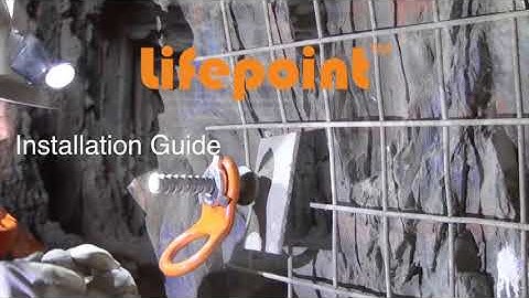 Lifepoint self testing fall arrest anchor