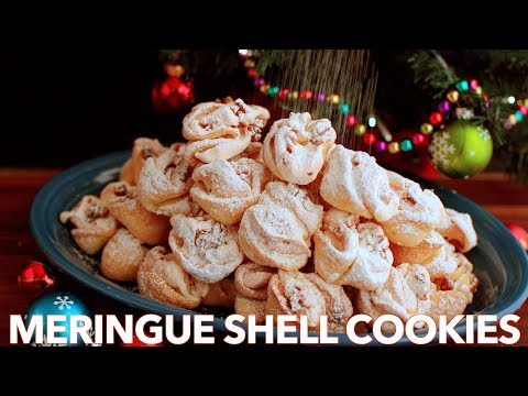 How To Make Perfect Meringue Shell Cookies - (Rakushki)