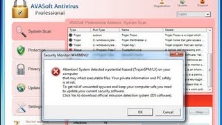 Remove AVASoft Professional Antivirus For Free