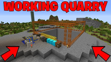The Minecraft Quarry (Modded Survival Episode 6 Multiplayer)