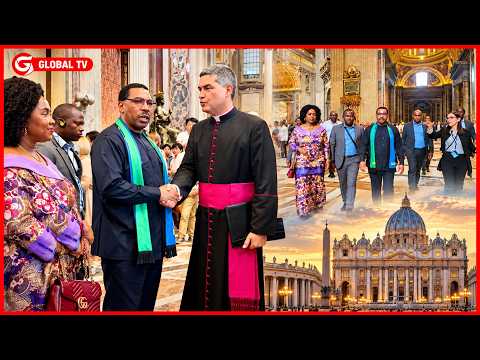 MWIGULU ARRIVES IN VATICAN CITY - WATCH AS HE IS TAKEN TO HISTORICAL SITES..