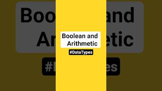 Boolean and Arithmetic (Data Types) #python #coding #challenge