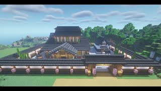 Minecraft㉙ 竹のお屋敷を作る