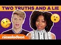 Jace Norman & Riele Downs Play Two Truths and a Lie & Go BTS | #TryThis