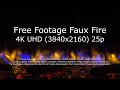 Free Footage Faux Fire 4K UHD 3840x2160 25p