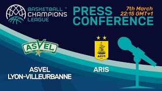ASVEL Lyon-Villeurbanne v Aris - Press Conference