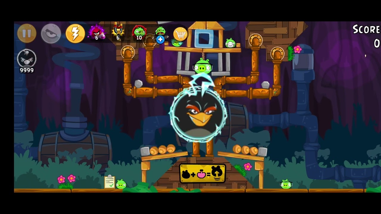 Angry Birds Classic Short Fuse But with OP Shockwave Bomb All Levels