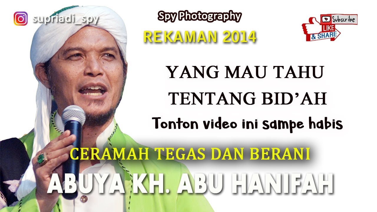 CERAMAH PALING TEGAS KH ABU HANIFAH - LIPUTAN MAULID NABI MUHAMMAD SAW TAHUN 2014