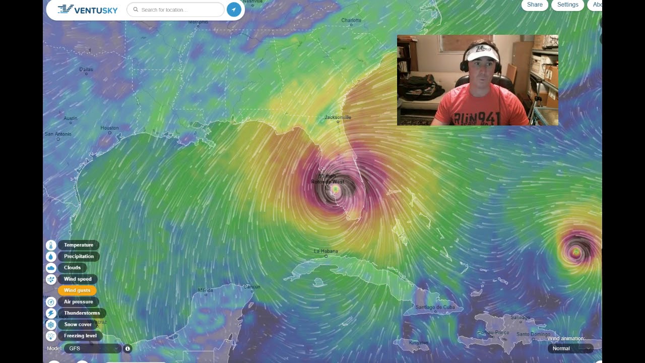 Hurricane Irma Update from Rotonda West Florida 2:30 PM - YouTube