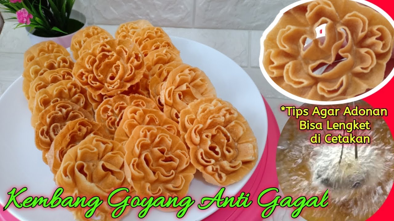 Cara Buat Kembang Goyang Gurih dan Renyah | Resep Kembang Goyang Wijen