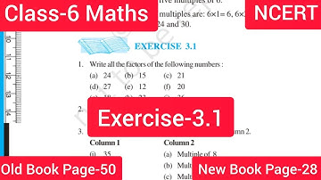 Cl-6 Ex-3.1 Solutions | Chapter 3- PLAYING WITH NUMBERS - Class 6th Maths NCERT | NEW SYLLABUS 2024