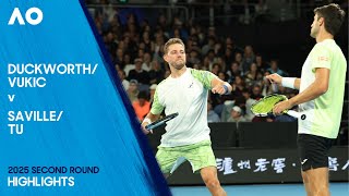 Duckworth/Vukic v Saville/Tu Highlights | Australian Open 2025 Second Round