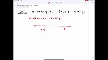 1.4 The Density of Q in R: Case 3