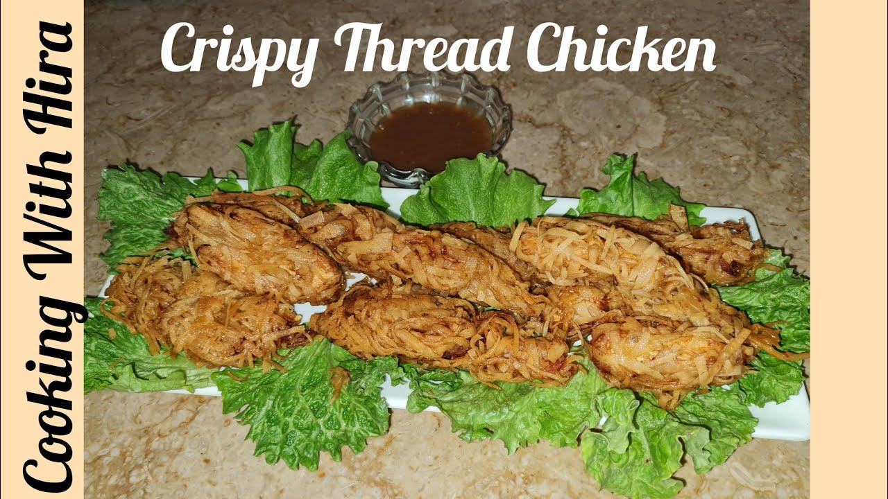 Extra Crispy Chicken Thread Recipe | Easy Crispy Chicken | Recipe by Cooking With Hira... #youtube 